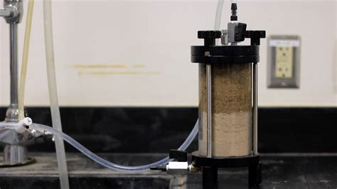 sand permeability testing